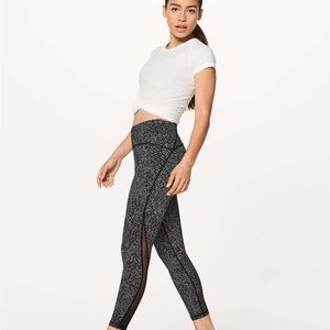 Lululemon Train Times 7/8 Pant 25" 
Soundwave White Black